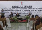 Pemkab Bojonegoro Gelar Sosialisasi Perbub Bantuan Keuangan Desa Bersifat Khusus, Bersama Majukan Desa