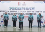 Pj Sekda Bojonegoro Lepas Kontingen Ikuti FORDA II Jatim 2024, Serukan Jaga Sportivitas untuk Kemenangan