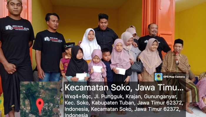Ramadhan, Media Lingkaralam Salurkan 150 Paket Sembako dan Santunan